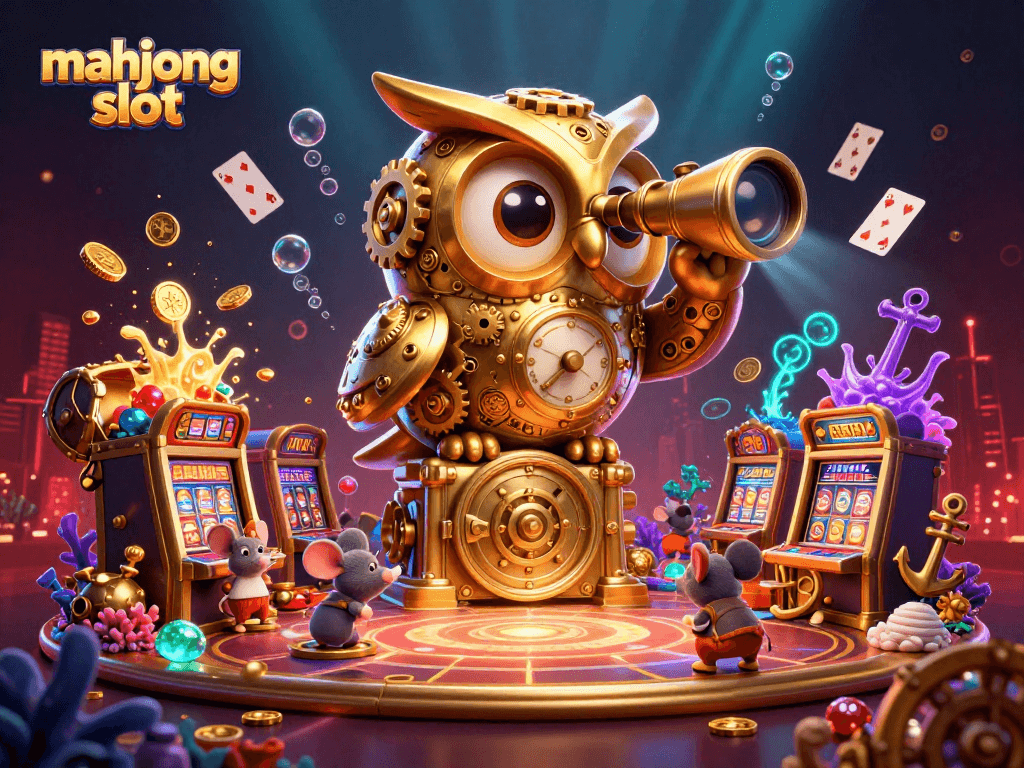 Experience high-stakes excitement with mahjong slot games in a dynamic casino atmosphere.