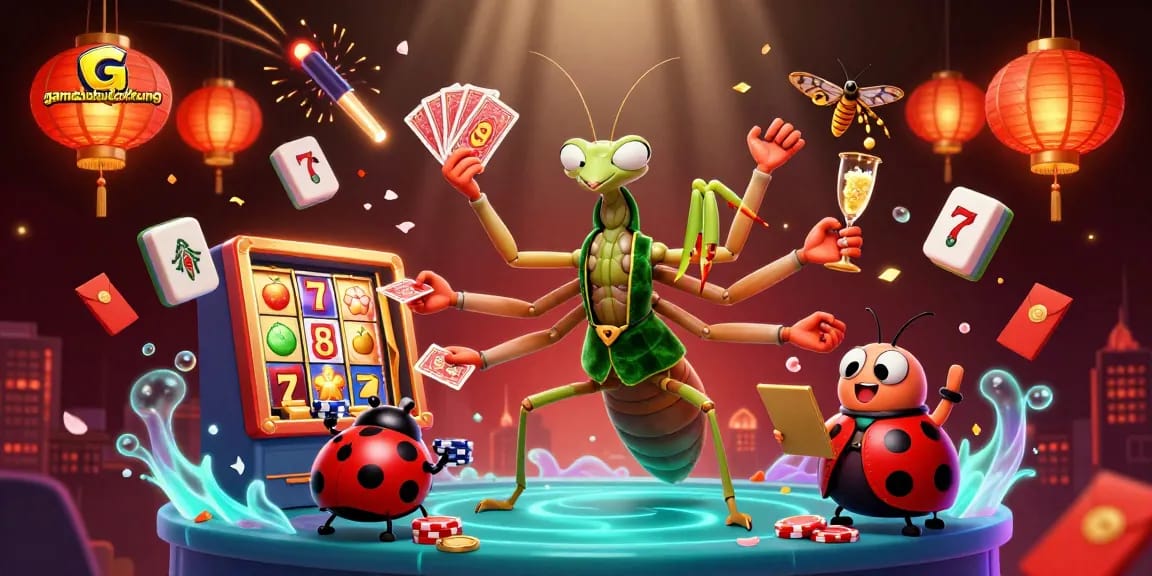 Experience thrilling slot action with gamenohudoithuong alongside dynamic casino elements and vibrant characters.
