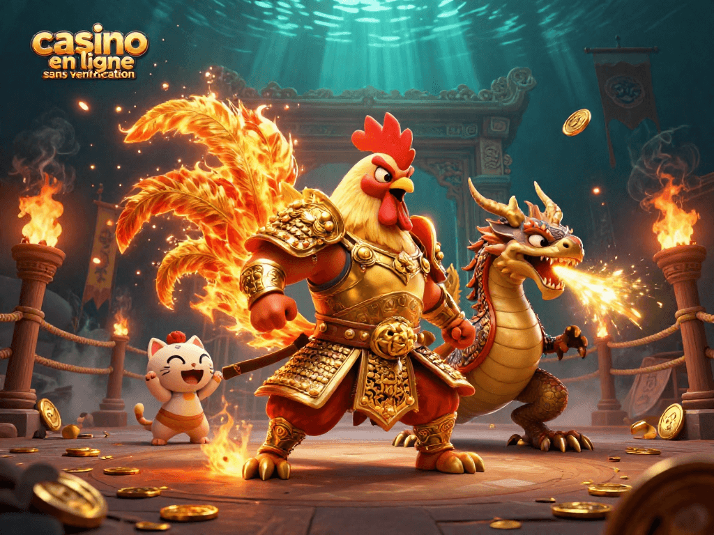Jouez au casino en ligne sans vérification et déchaînez l'aventure avec des gains en or et des feux d'artifice !