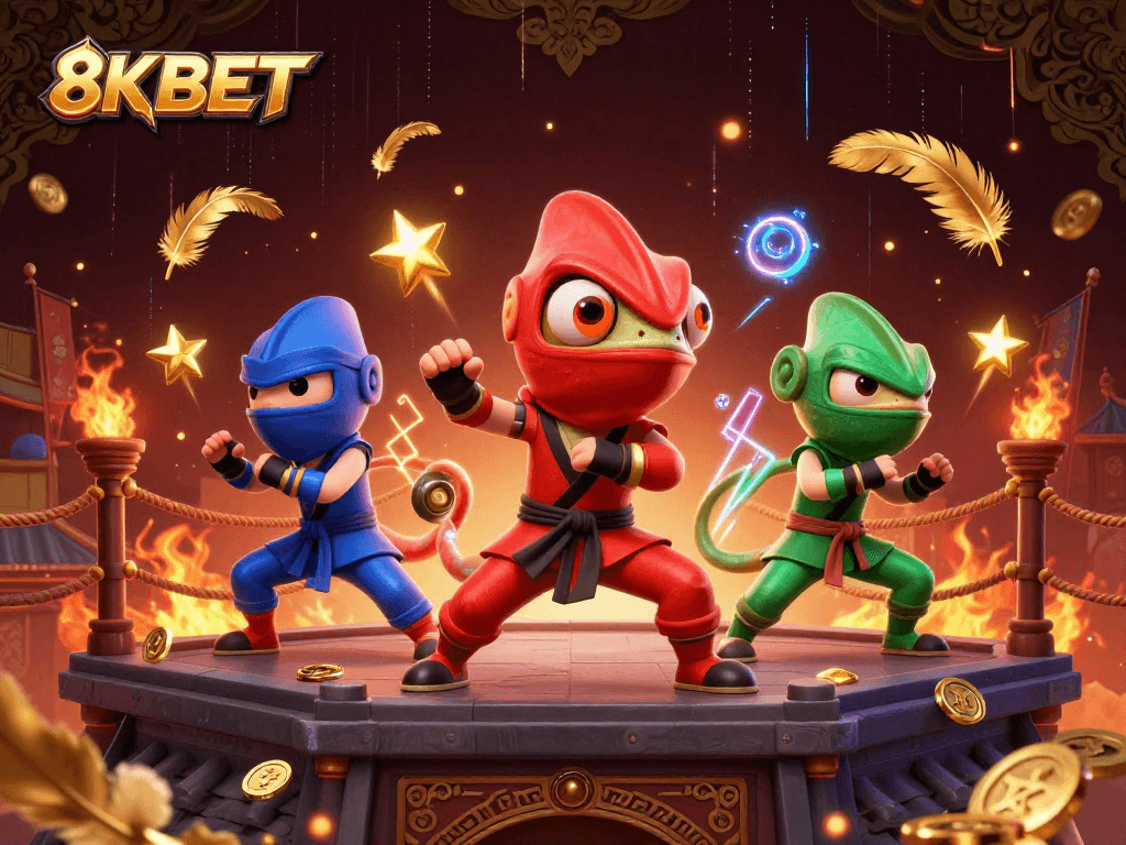 Synchronize martial arts moves while betting at 8KBET's exhilarating gaming arena filled with excitement.