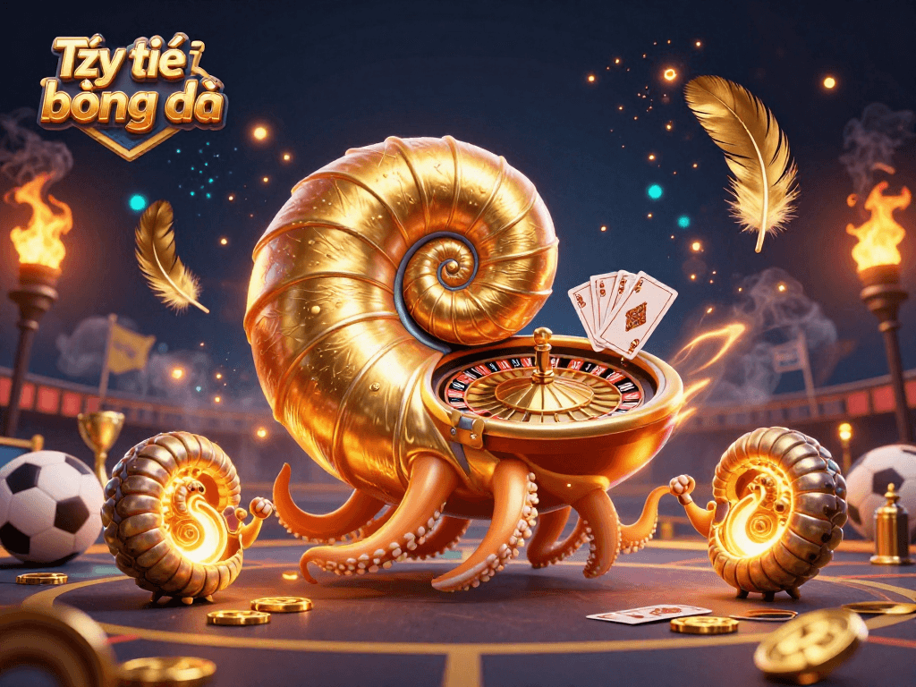 Bet on Tỷ lệ bóng đá with our immersive 3D digital illustration of unique sports betting features and dynamic elements.