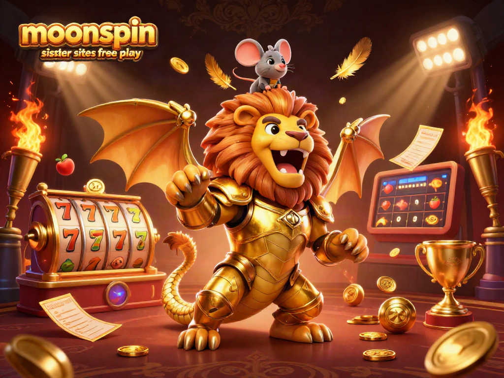 Join the excitement of moonspin casino sister sites free play with a dynamic 3D illustration.