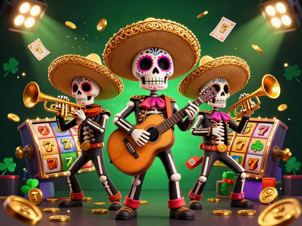 Immerse in 789wim's lively atmosphere with a mariachi band celebrating casino excitement through vibrant gameplay.
