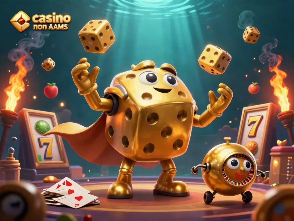Gioca ai casino online non AAMS e lancia i dadi d'oro per vincere premi straordinari.