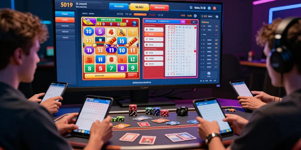 Antusias pemain judi online di dewitogel, memeriksa hasil permainan togel dengan perangkat modern.