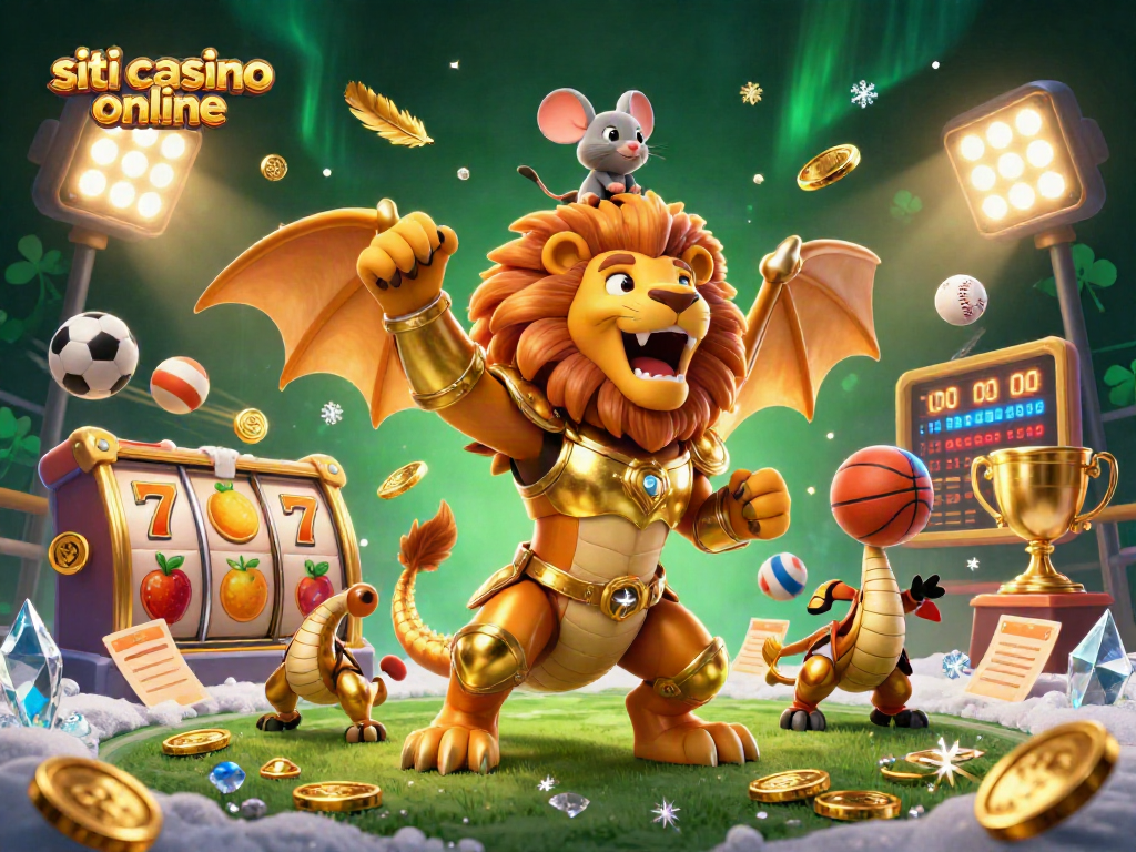 Giocatori nei siti casino online si divertono con slot e vittorie, immersi in un mondo dorato.