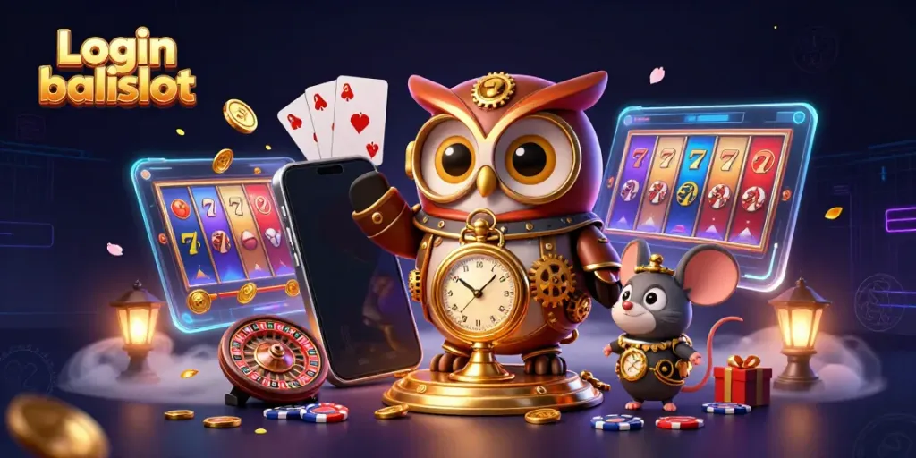 Spin the reels and enter the world of Login balislot with an enchanting steampunk owl.