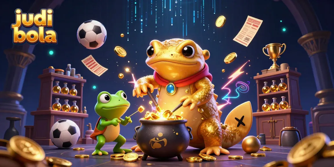 Engage in judi bola action with vibrant characters in a dynamic betting scene.