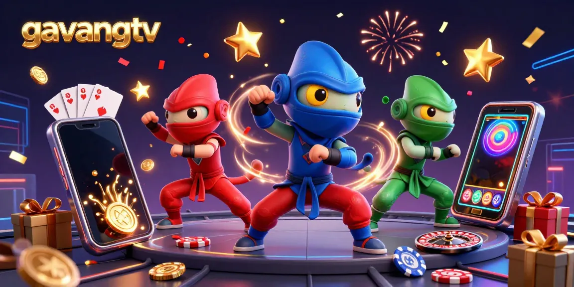 Engage with gavangtv as chameleon ninjas explode in action-packed gambling fun alongside slot games and poker elements.