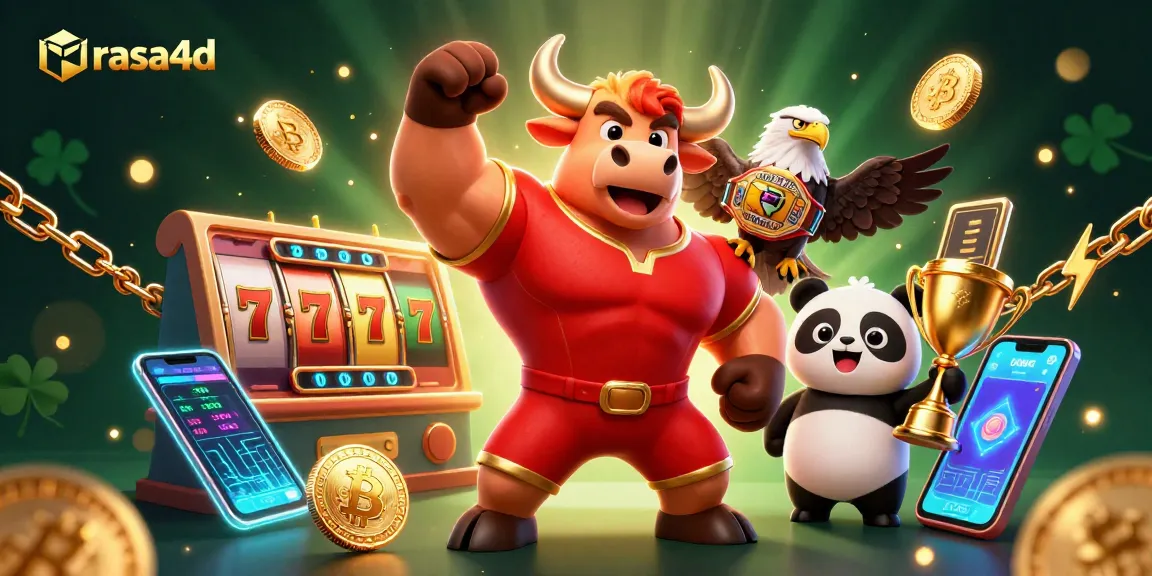 Raih kemenangan di rasa4d dengan mesin slot bertema kasino dan simbol keberuntungan.