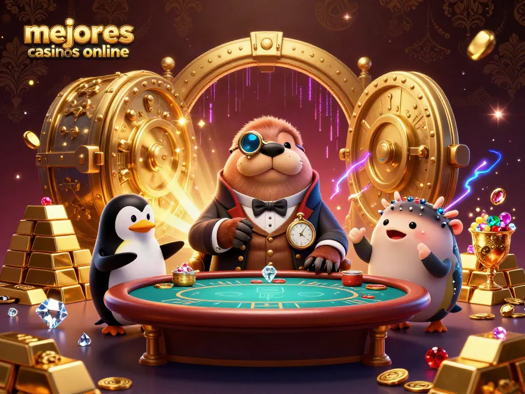 Juega en los mejores casinos online con una escena de bonanza en un entorno submarino.