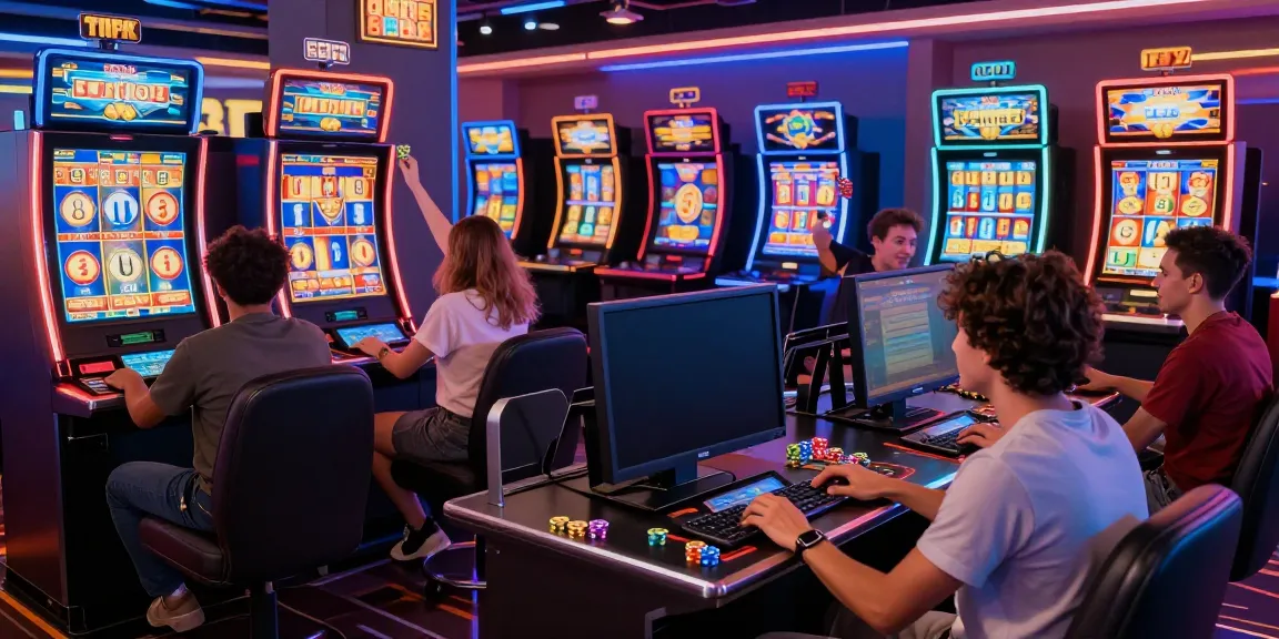 Players enjoying an immersive toto slot online experience in a vibrant digital casino atmosphere.