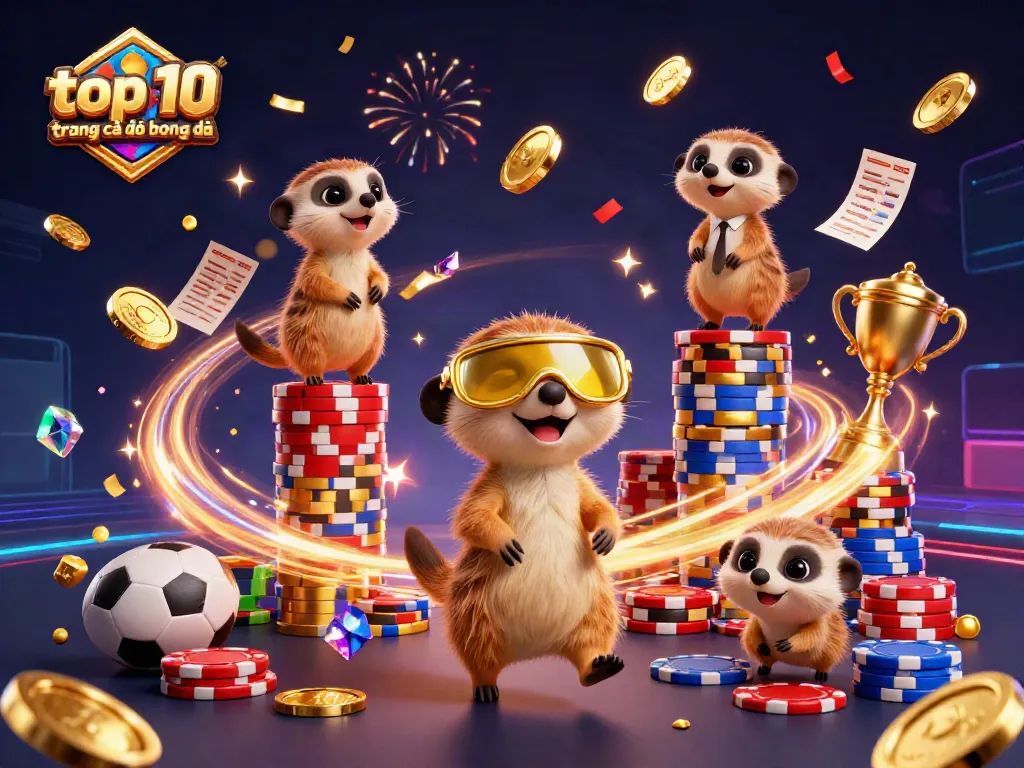 Khám phá top 10 trang cá độ bóng đá với sự phấn khích từ một chú meerkat trong sòng bạc!