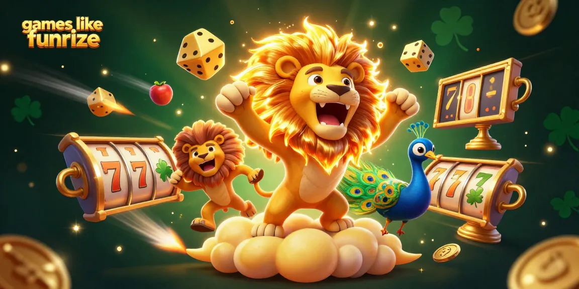 Spin and win with games like Funrize in this vibrant, dynamic casino scene.