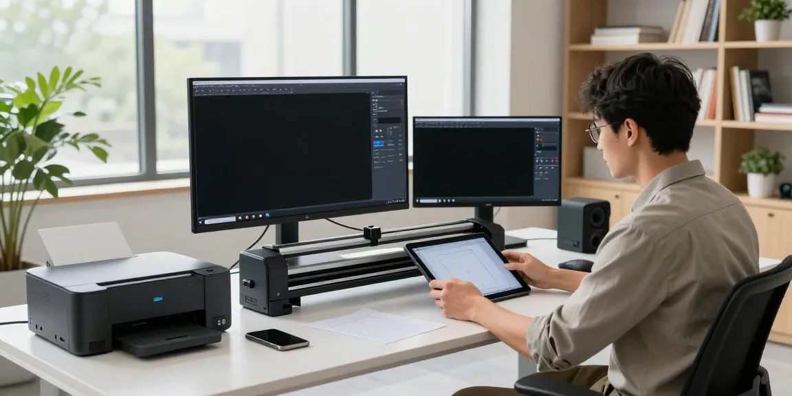 Professional at a modern scanning workspace optimizing ino Tec technology solutions.