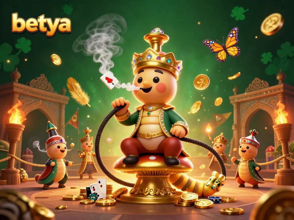 Engage with betya casino's vibrant world through a captivating illustration depicting high-stakes action.