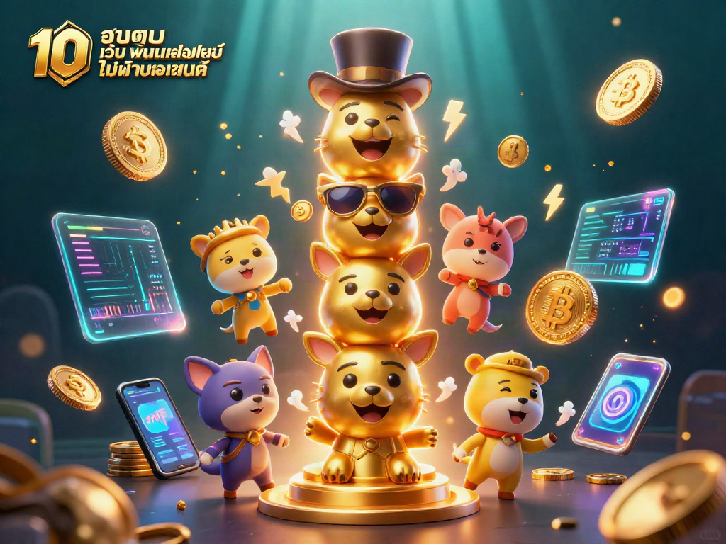เล่นเกมใน 10 อันดับ เว็บพนันออนไลน์ ไม่ผ่านเอเย่นต์ โดยการรวมตัวของตัวละครที่แตกต่างและเหรียญบิทคอยน์