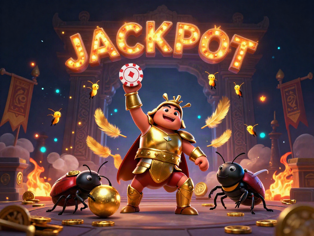 Experience the thrill of situs toto togel with a victorious hercules beetle, delivering thrilling gaming moments.